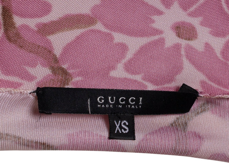 Gucci Cherry Blossom Spring 2003 Runway Ad Campaign Dress