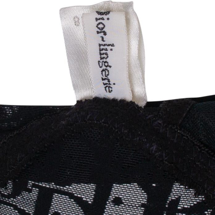 Christian Dior Black Diorissimo Sheer One-Piece