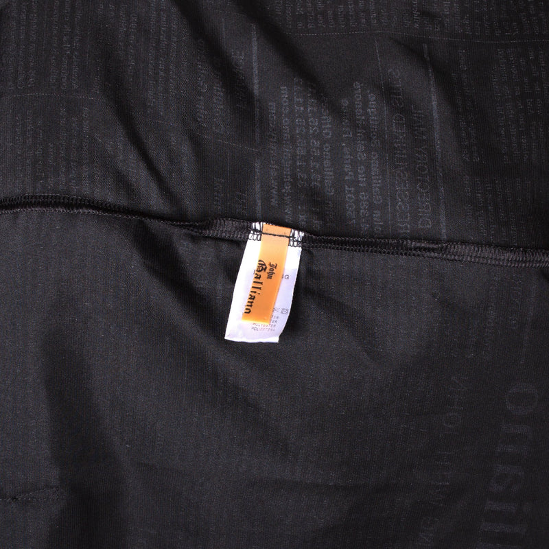 John Galliano Gazette Newspaper Printed Robe