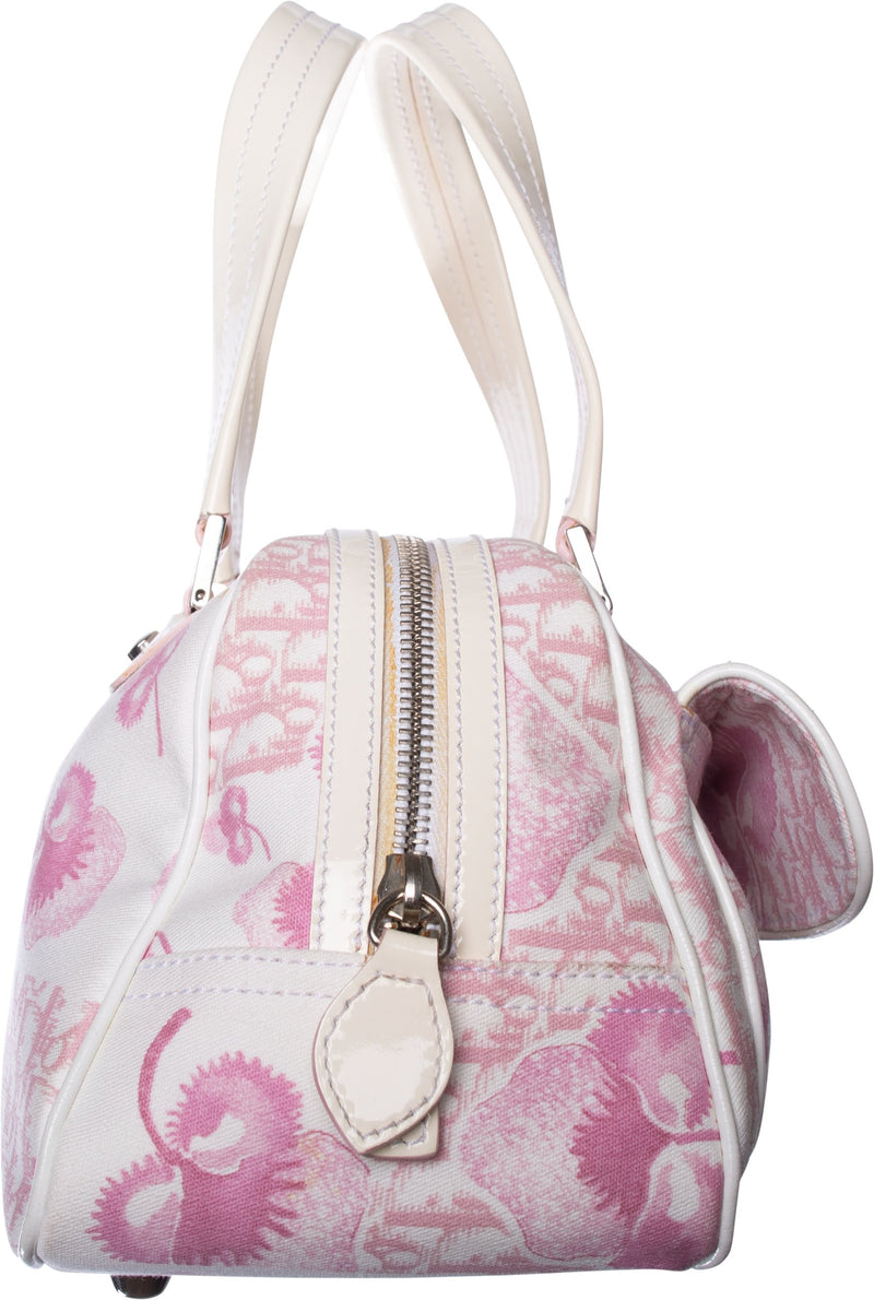 Christian Dior Resort 2005 Logo Flowers Ad Campaign Bag