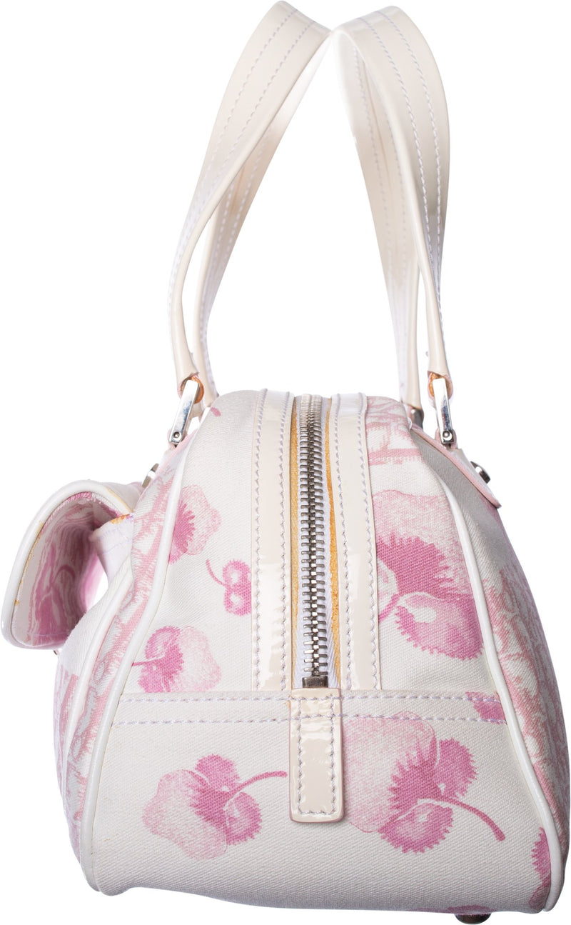 Christian Dior Resort 2005 Logo Flowers Ad Campaign Bag