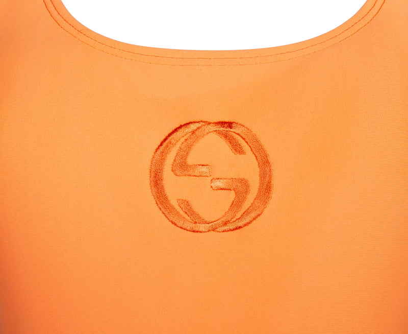 Gucci Orange Logo One-Piece