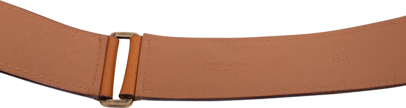 Christian Dior Tan Leather Saddle Waist Bag
