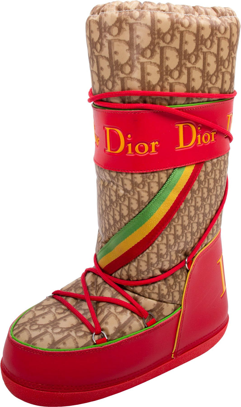 Christian Dior Rasta Diorissimo Moon Boots