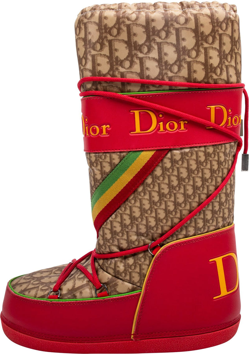 Christian Dior Rasta Diorissimo Moon Boots