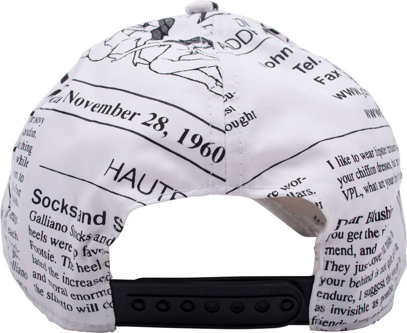 John Galliano Gazette Newspaper Hat