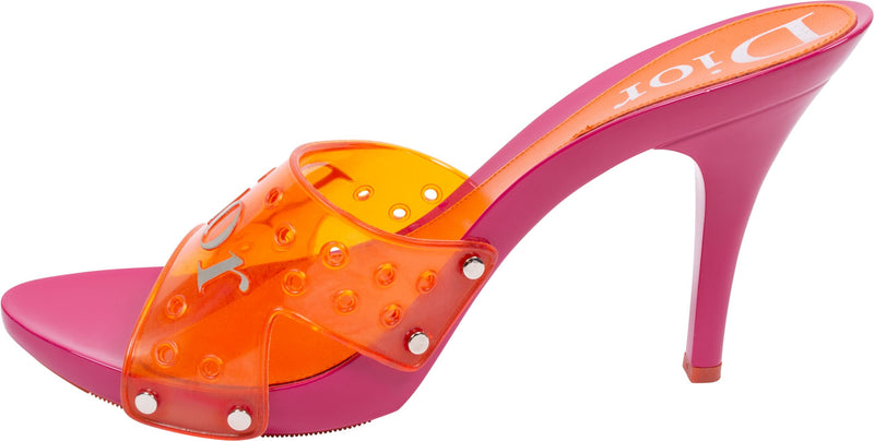 Christian Dior Jelly Logo Platform Sandals