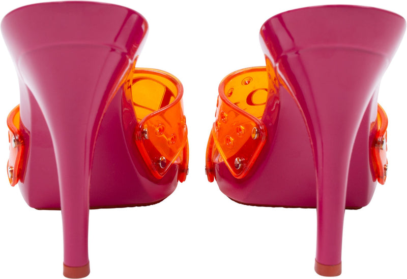 Christian Dior Jelly Logo Platform Sandals