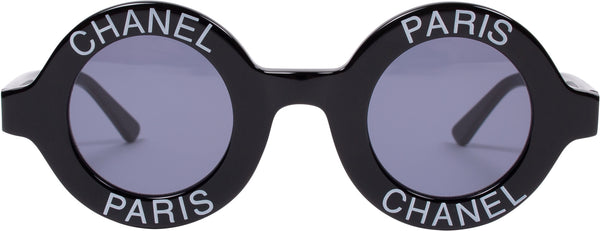 Chanel Logo Round Spring 1993 Runway Sunglasses