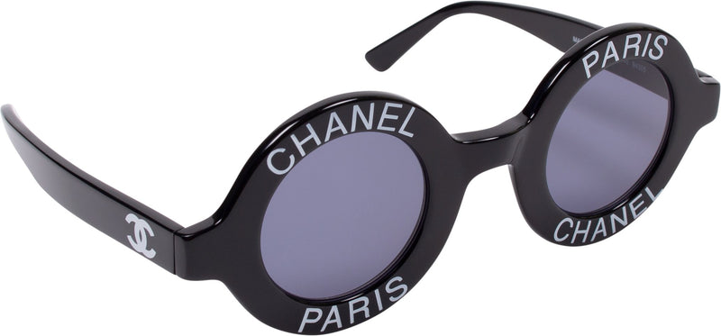 Chanel Logo Round Spring 1993 Runway Sunglasses