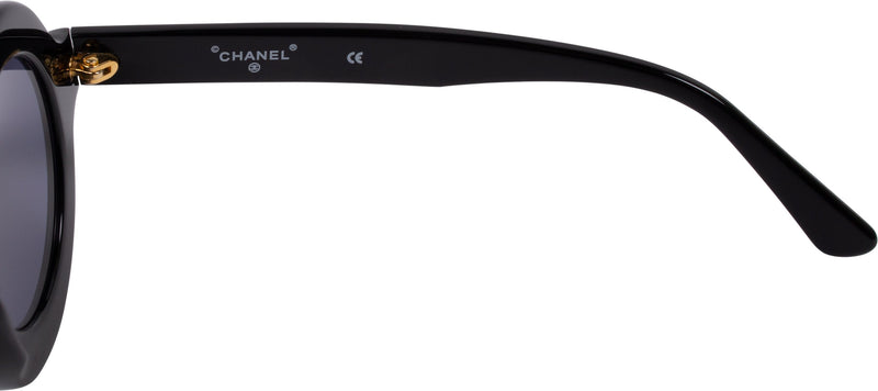 Chanel Logo Round Spring 1993 Runway Sunglasses