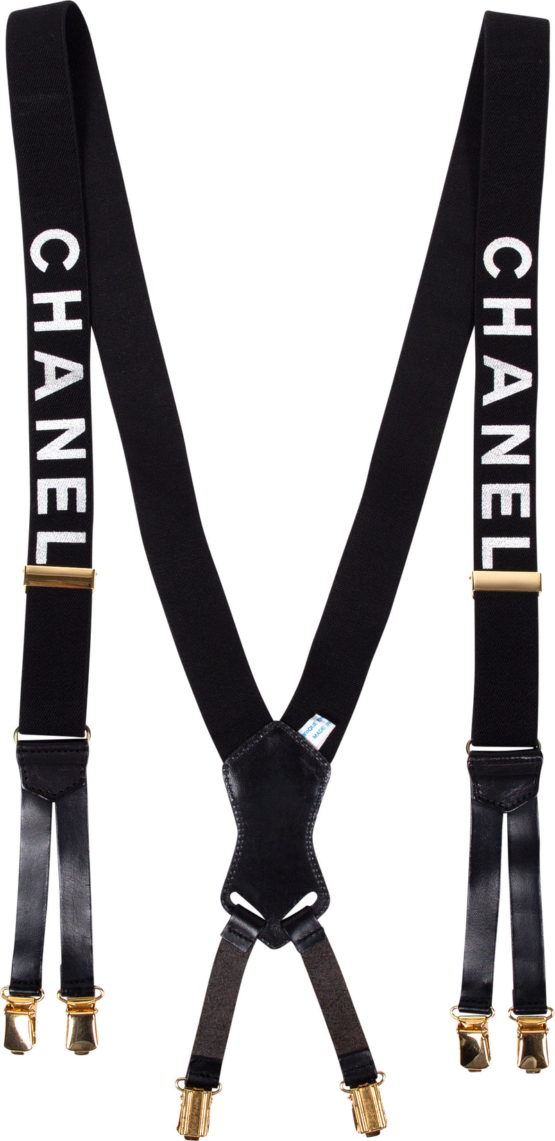 Chanel Chanel Logo Spring 1994 Runway Suspenders