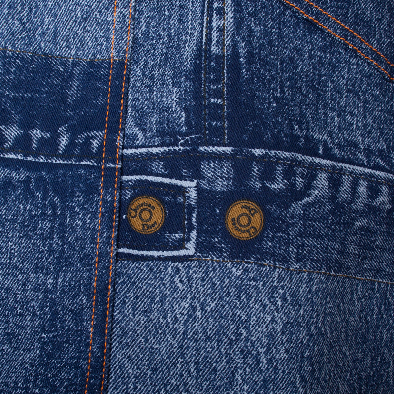 Christian Dior Trompe L'oeil Denim Skirt
