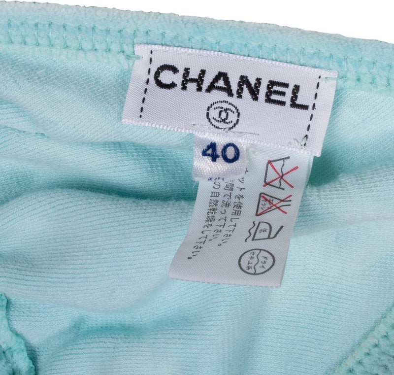 Chanel Velour Logo Spring 1996 Runway Bikini