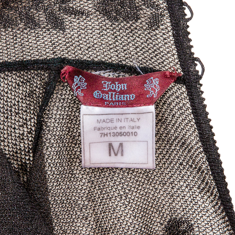 John Galliano Fall 1997 Runway Printed One-Piece