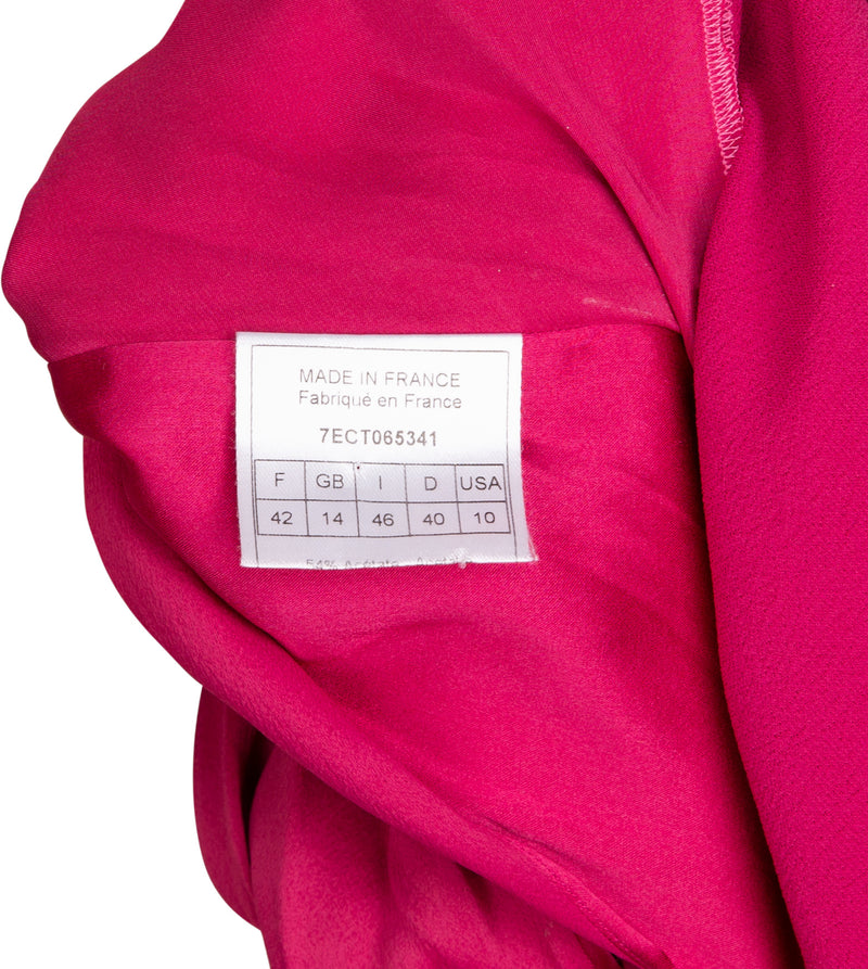 John Galliano Fall 2007 Draped Asymmetrical Gown