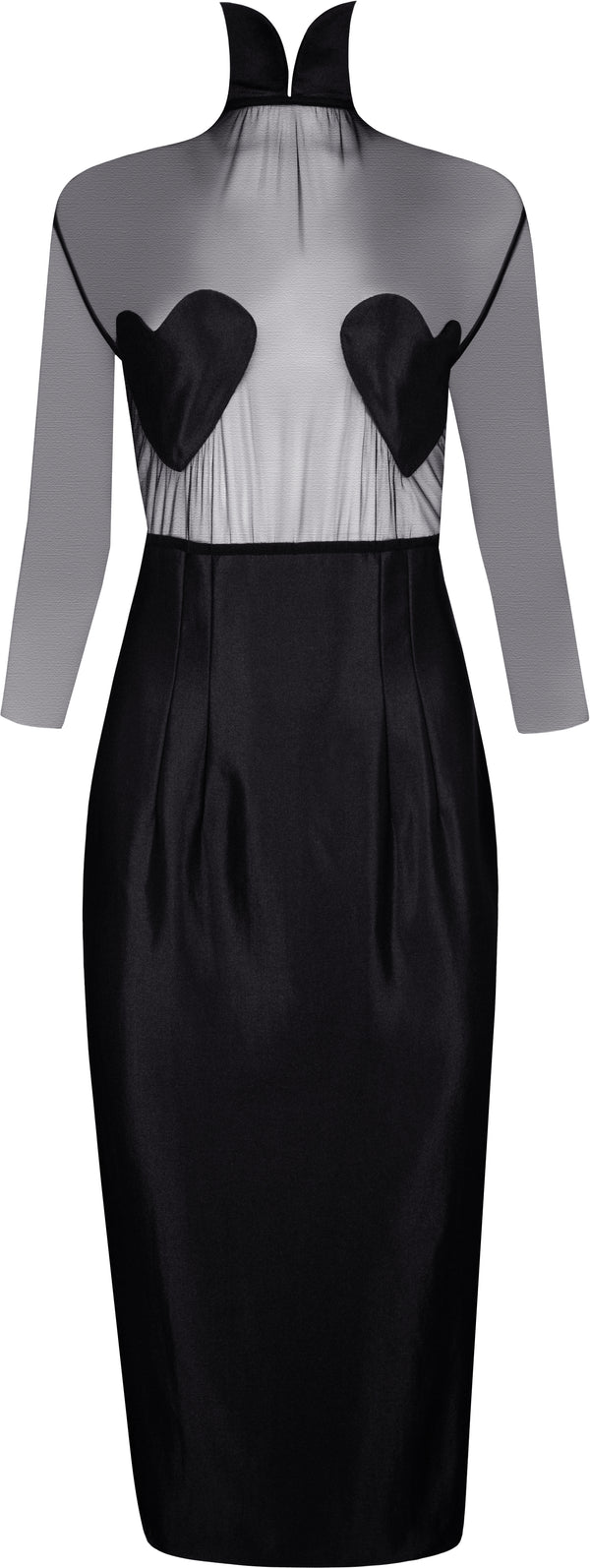 Anna Molinari Fall 1995 Runway Heart Dress