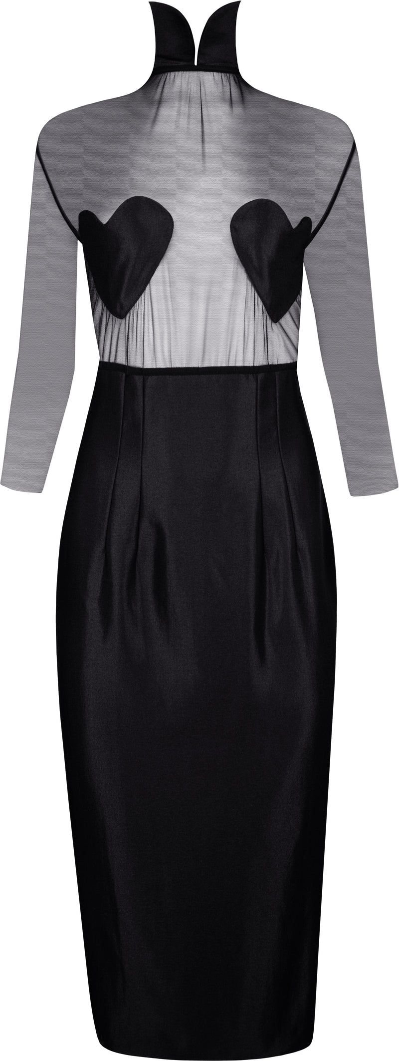 Anna Molinari Fall 1995 Runway Heart Dress