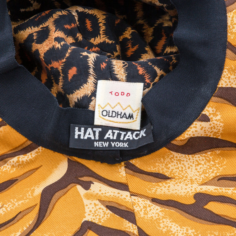 Todd Oldham Spring 1995 Runway Printed Cowboy Hat