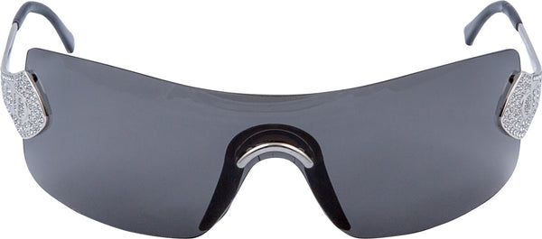 Christian Dior Fall 2000 Alek Swarovski Embellished Logo Sunglasses