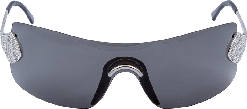 Christian Dior Fall 2000 Alek Swarovski Embellished Logo Sunglasses