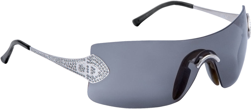 Christian Dior Fall 2000 Alek Swarovski Embellished Logo Sunglasses