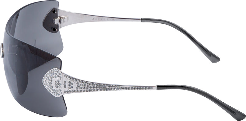 Christian Dior Fall 2000 Alek Swarovski Embellished Logo Sunglasses