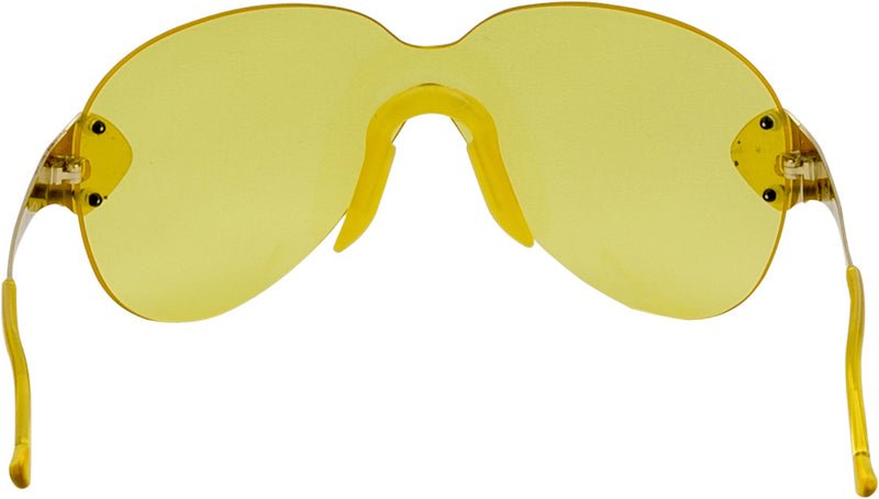 Christian Dior Yellow Spring 2000 Pilot Ad Campaign Sunglasses
