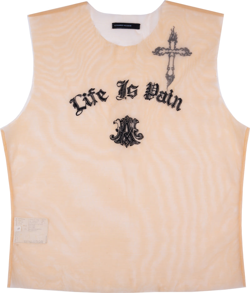 Alexander McQueen Fall 1996 Mesh Tank Top
