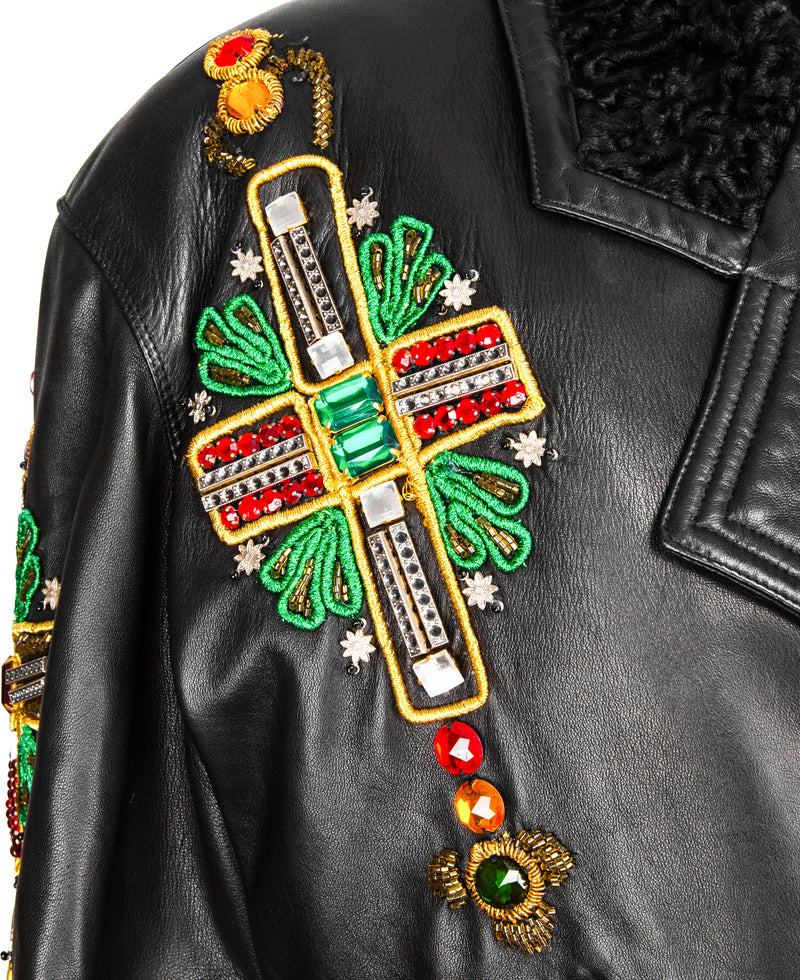 Gianni Versace Fall 1991 Byzantine Met Heavenly Bodies Embellished Jacket