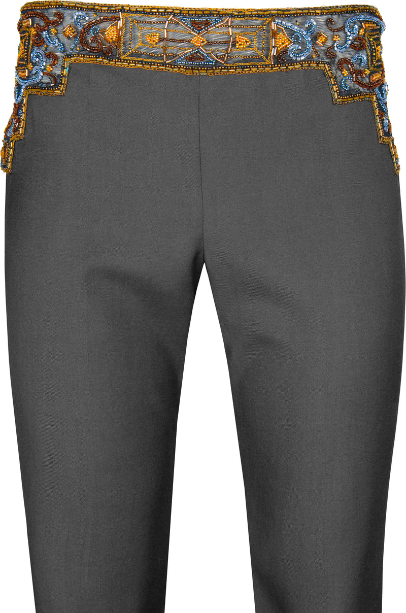 Chloé Fall 2000 Runway Embellished Low-Rise Trousers