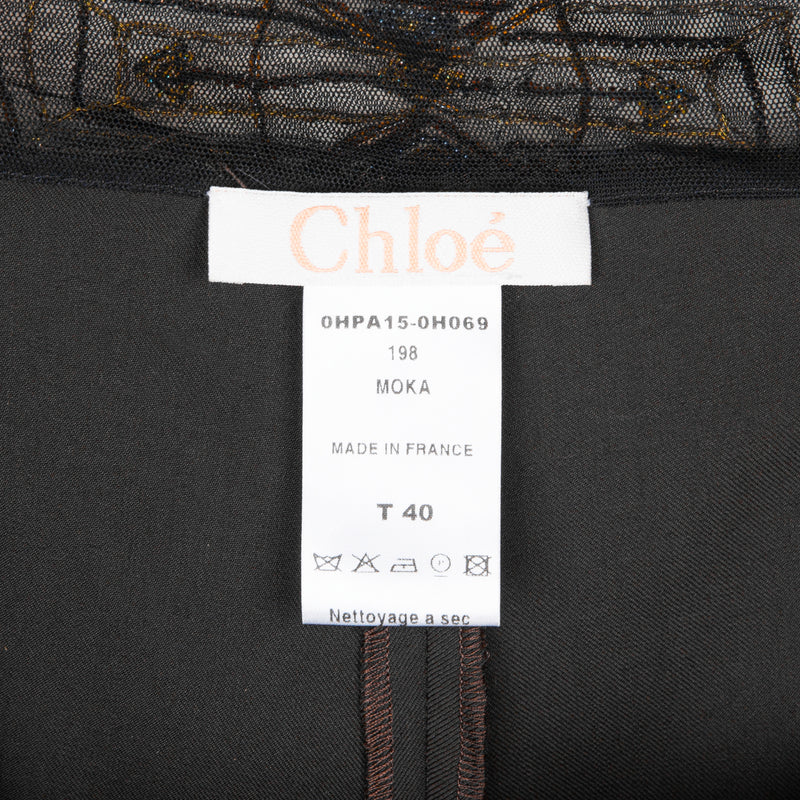 Chloé Fall 2000 Runway Embellished Low-Rise Trousers