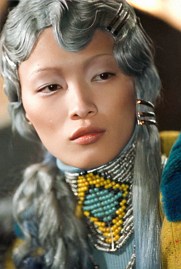 Christian Dior Fall 1998 Maasai Beaded Choker Necklace