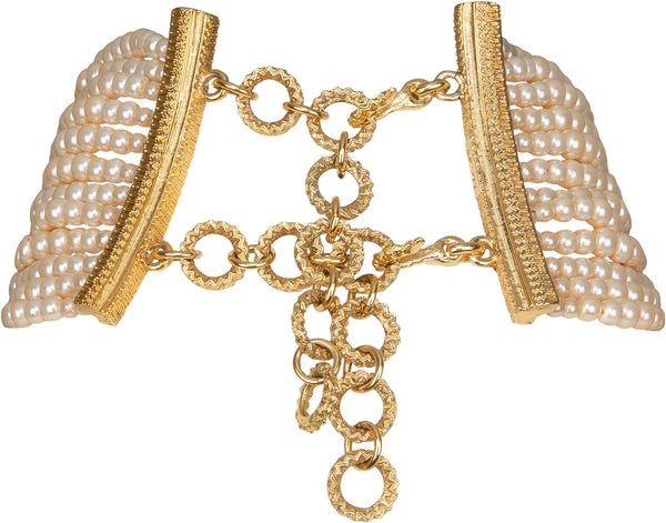 Christian Dior Haute Couture Spring 1997 Maasai Pearl Choker Necklace