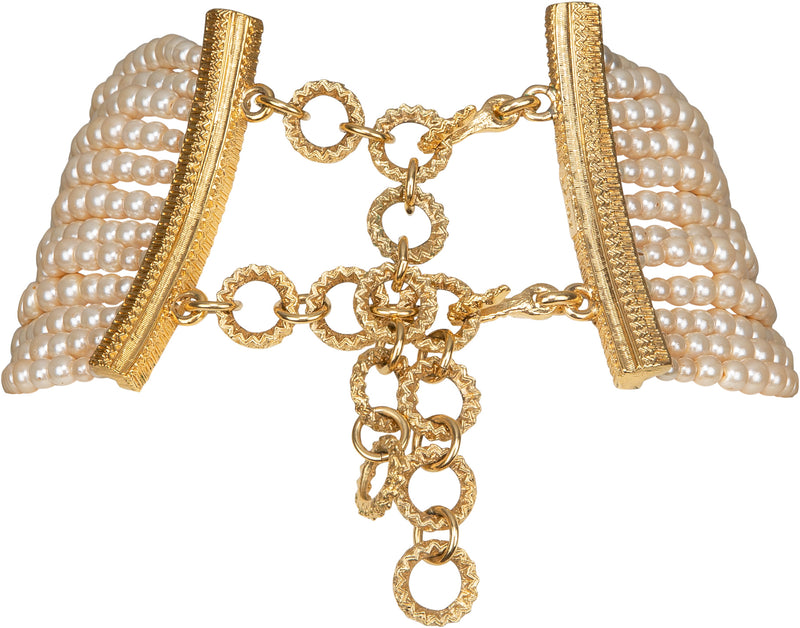 Christian Dior Haute Couture Spring 1997 Maasai Pearl Choker Necklace