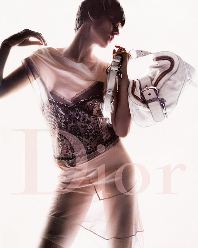 Christian Dior Spring 2006 Runway Trompe-L'œil Silk Dress