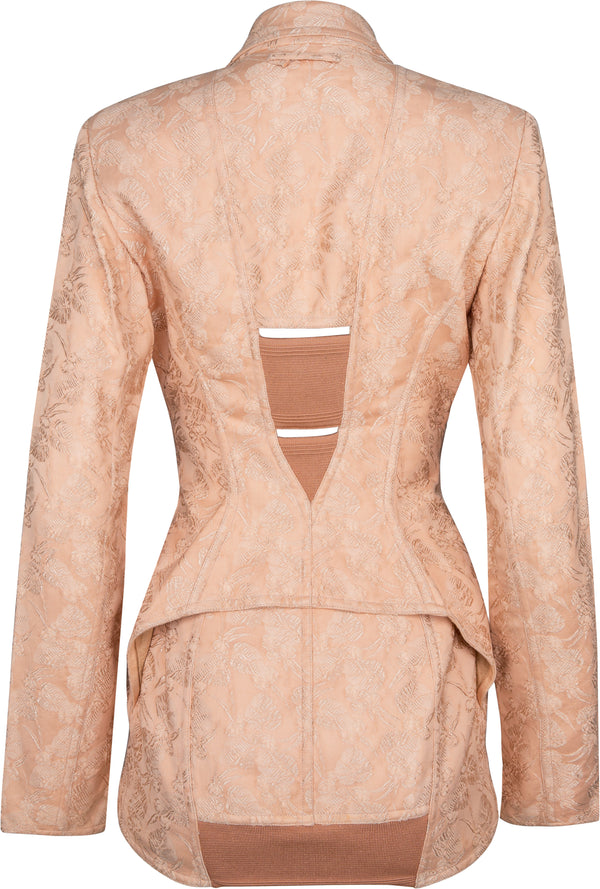 Jean Paul Gaultier Spring 2004 Runway Brocade Corset Jacket