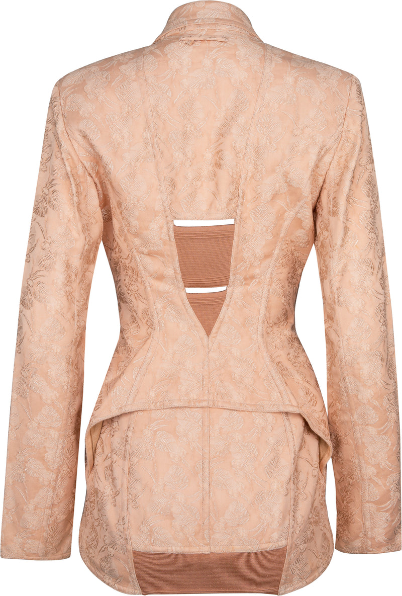 Jean Paul Gaultier Spring 2004 Runway Brocade Corset Jacket