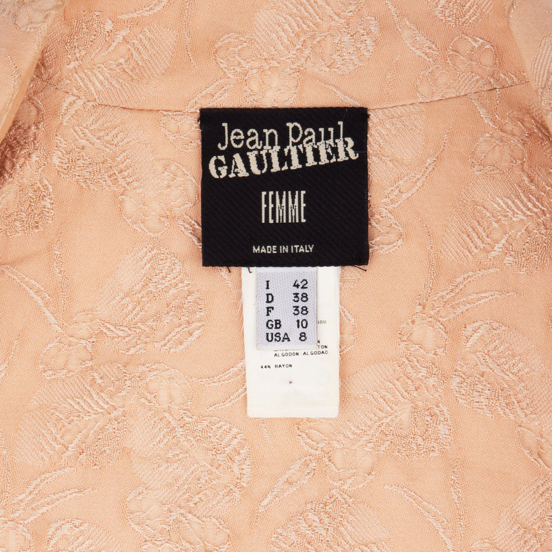 Jean Paul Gaultier Spring 2004 Runway Brocade Corset Jacket