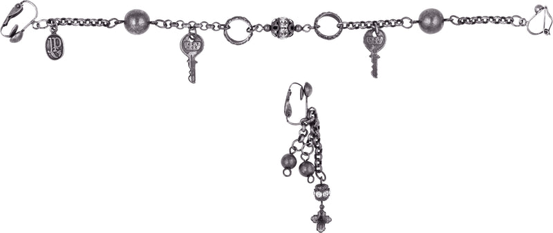 Jean Paul Gaultier Spring 1994 Ear To Nose Chain Set