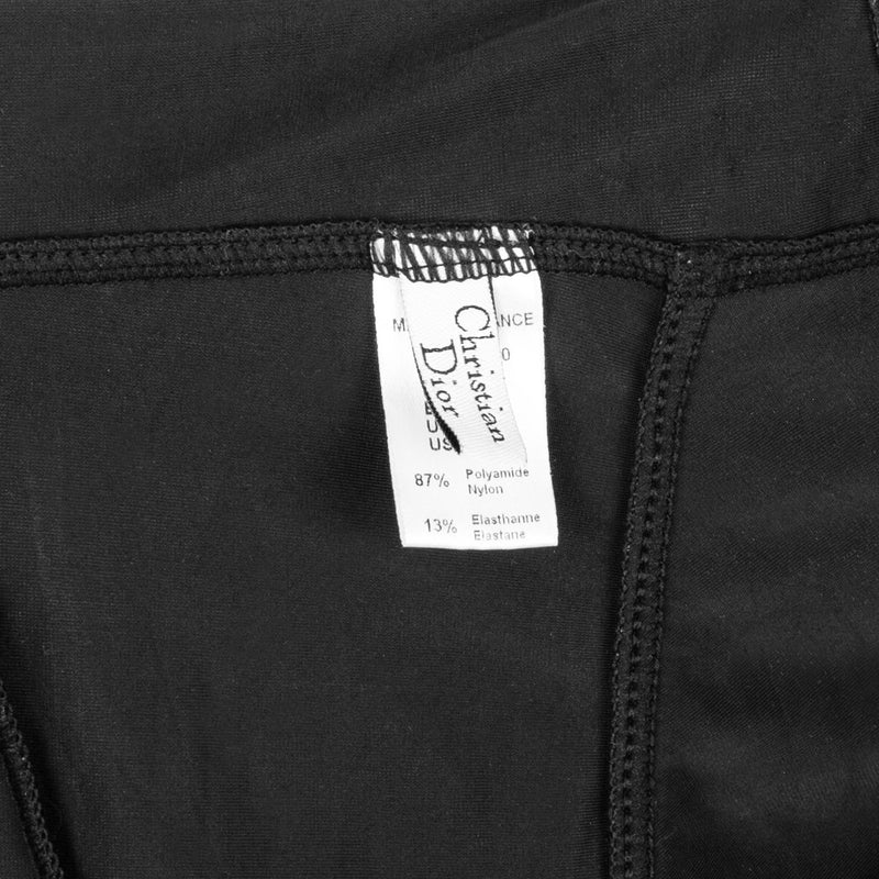 Christian Dior Velvet Embellished Peace Sign One-Piece