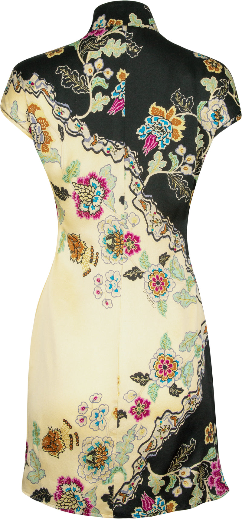 Roberto Cavalli Spring 2003 Runway Chinoiserie Mini Dress