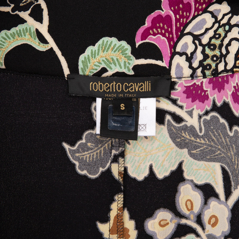 Roberto Cavalli Spring 2003 Runway Chinoiserie Mini Dress