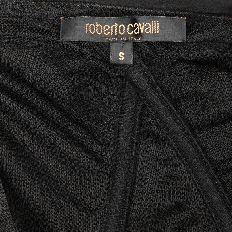 Roberto Cavalli Fall 2001 Runway Distressed Silk Gown