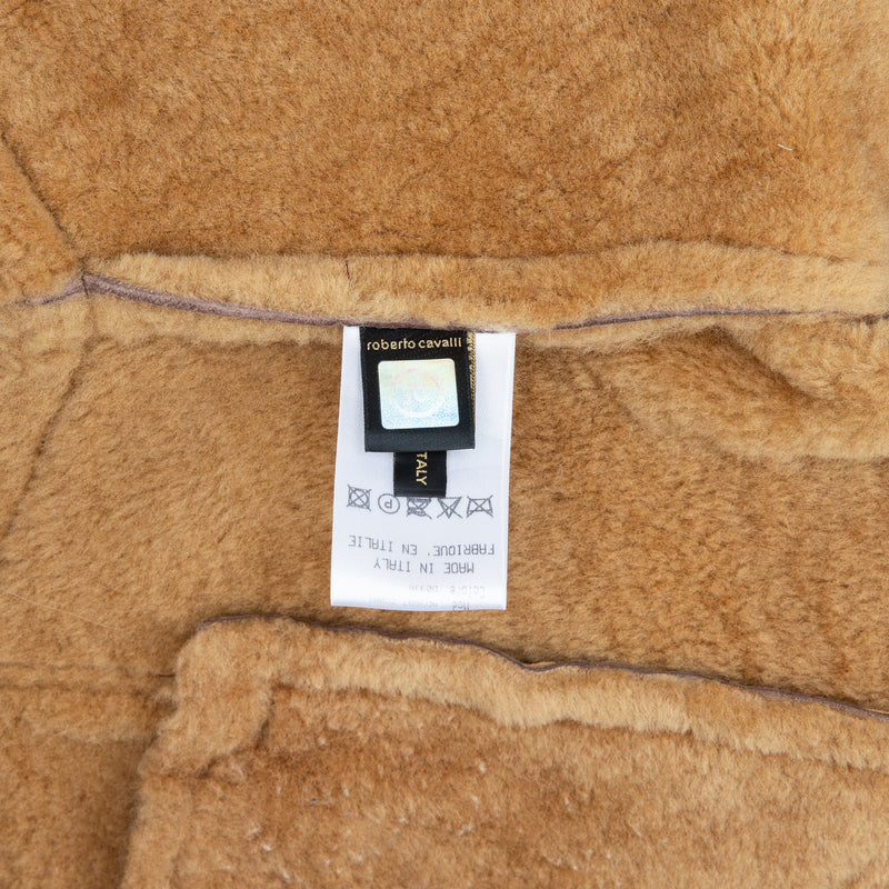 Roberto Cavalli Fall 2003 Runway Leather Shearling Jacket