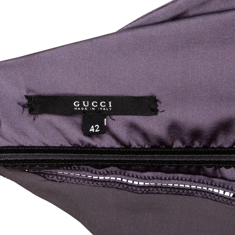 Gucci Spring 2005 One-Shoulder Silk Gown