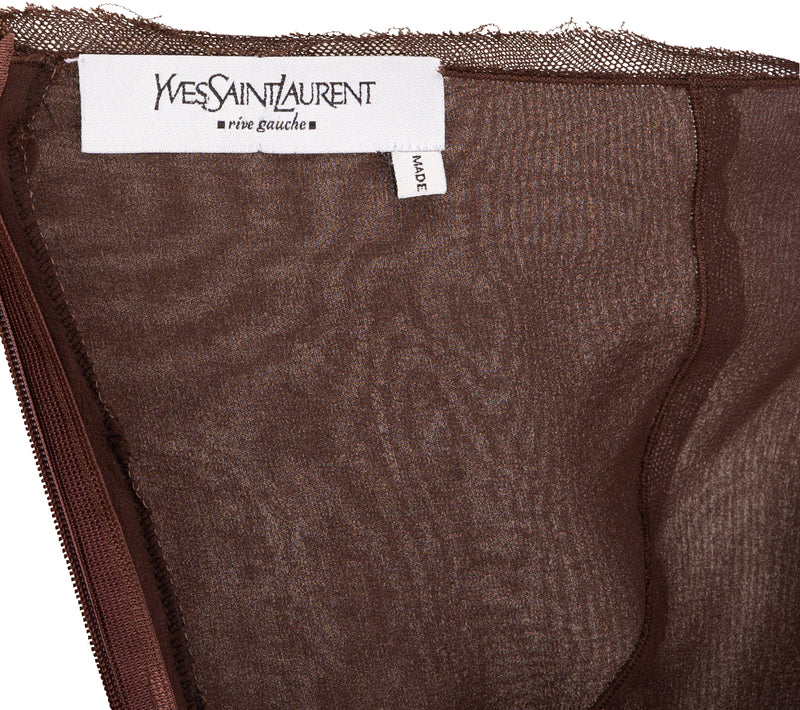 Yves Saint Laurent Fall 2004 Chinoiserie Dress