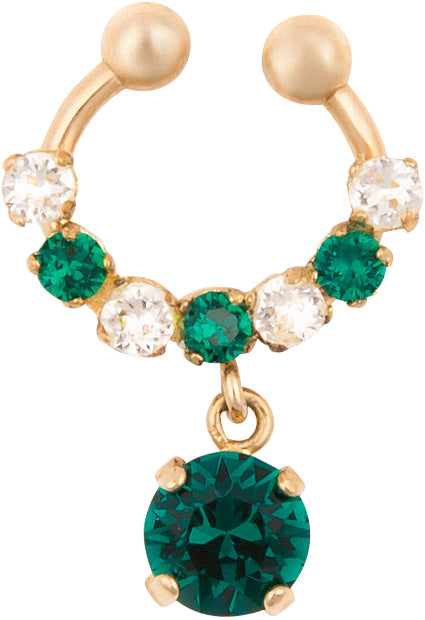 Givenchy Fall 2015 Runway Embellished Septum Cuff