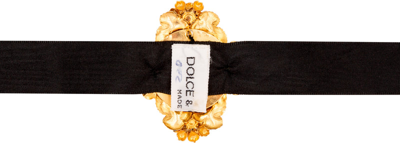 Dolce & Gabbana Fall 1992 Portrait Embellished Choker Necklace