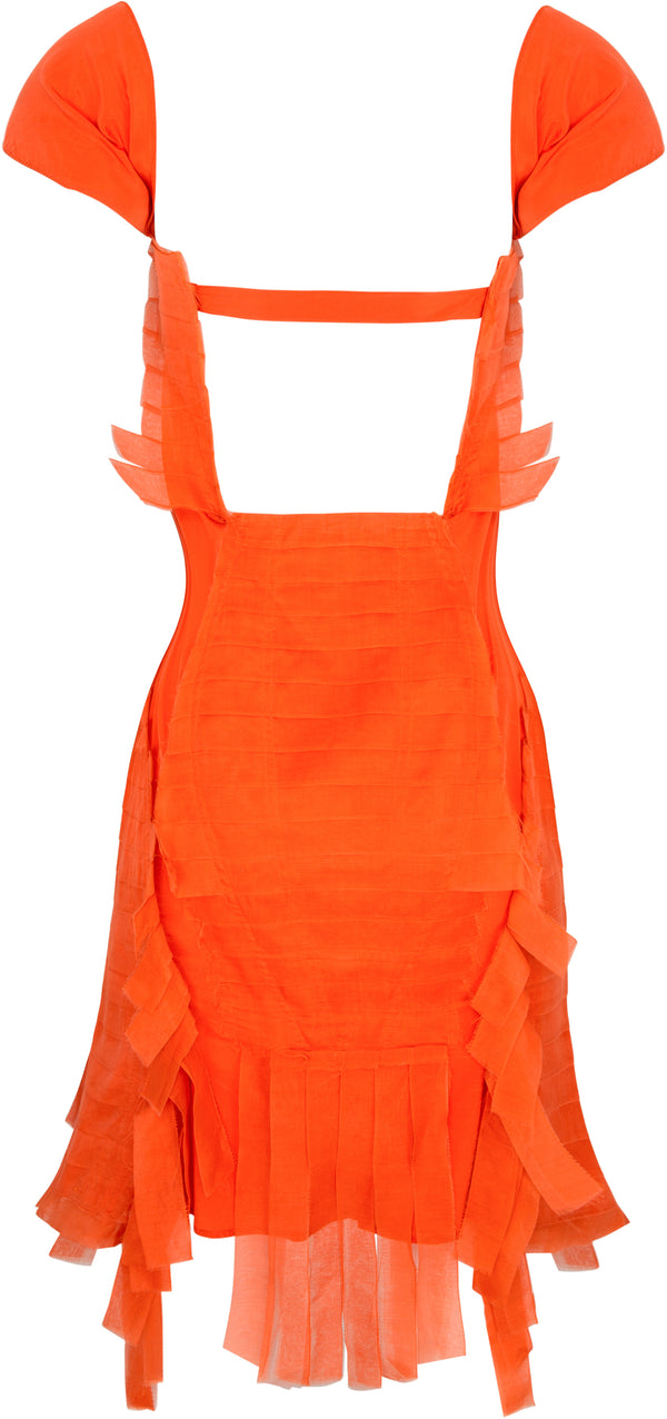 Gucci Spring 2004 Runway Silk Ribbon Dress